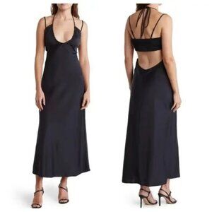 A.L.C Sienna Cut-Out Satin Dress